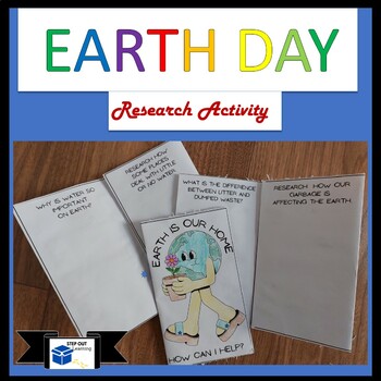 Earth day: Research activity by Step Out Learning | TPT