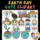 Earth day,Save Planet, Earth Day Cute ClipArt set