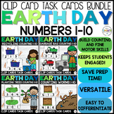 Earth day, clip cards counting BUNDLE