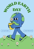 Earth day writing craft for kids