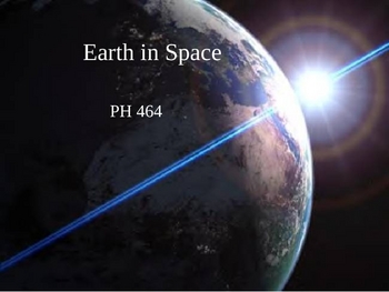 Preview of Earth in Space PowerPoint Presentation