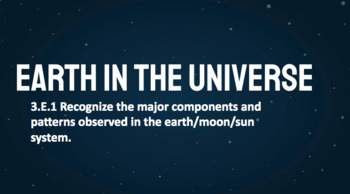 Preview of Earth in the Universe 3rd Grade- Solar System, Planets, Shadows