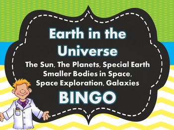 Preview of Earth in the Universe / Solar System BINGO REVIEW