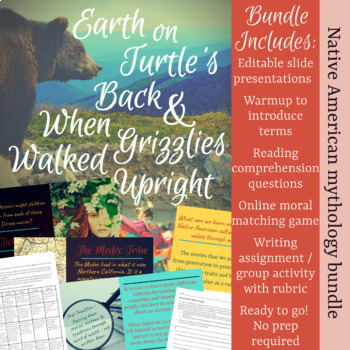 Preview of Earth on Turtle's Back & When Grizzlies Walked Upright Native American Myths