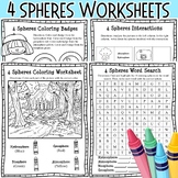 Earth's Systems: 4 Spheres Coloring Worksheet/NGSS Aligned
