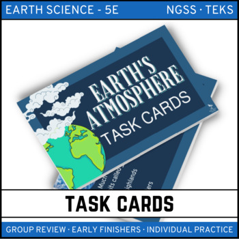 Preview of Earth's Atmosphere Task Cards