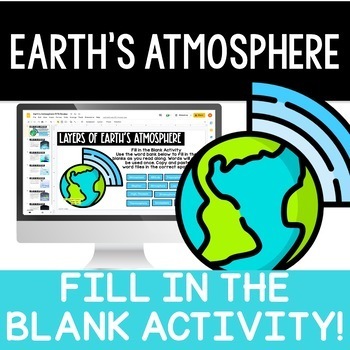 Preview of Earth's Atmosphere | Layers of the Atmosphere | Digital Activity