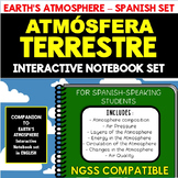 Earth's Atmosphere SPANISH Interactive Notebook Set