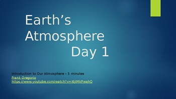 Preview of Earth's Atmosphere Unit