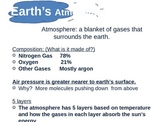 Earth's Atomosphere! The 5 Layers! Atmosphere PowerPoint