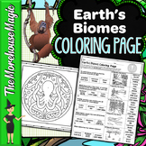 Earth's Biomes Color By Number | Science Color By Number