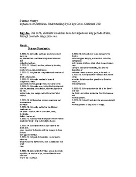 Preview of Earth's Changes over Time Interdisciplinary PBL Unit