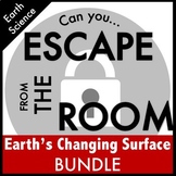 Earth's Changing Surface Bundle Science Escape Room