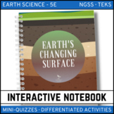 Earth's Changing Surface Interactive Notebook