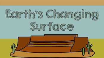 Preview of Earth's Changing Surface Presentation