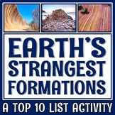 Earth's Changing Surface Reading and Worksheet Landforms W
