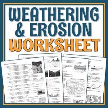 Preview of Earth's Changing Surface Weathering and Erosion Worksheet