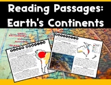 Earth's Continents Reading Passages