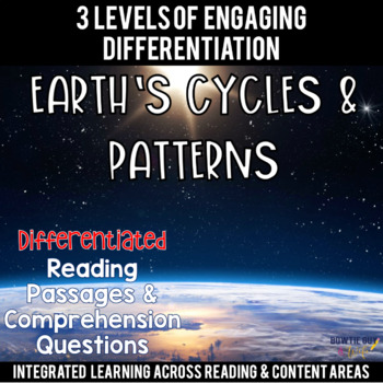 Preview of Earth's Cycles & Patterns Differentiated Reading Passages & Questions