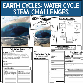 Earth's Cycles: Water Cycle STEM Challenge by StudentSavvy | TpT