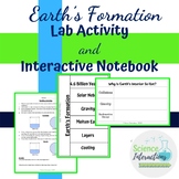 Earth's Layer Formation Settling Activity Lab Notes Foldable