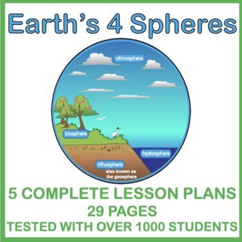 Preview of Earth's Four Spheres: Atmosphere, Biosphere, Hydrosphere, and Geosphere