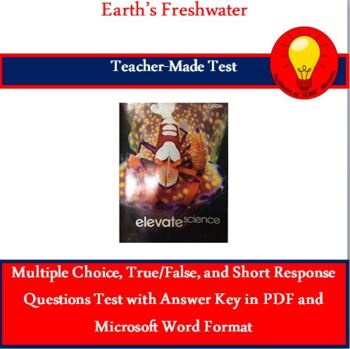 Earth's Freshwater Test by Michelle Noviot  Teachers Pay Teachers