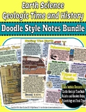 Earth's Geologic Time and History Unit Bundle (Doodle styl
