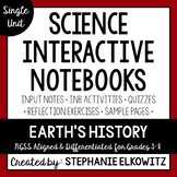 Earth's History Interactive Notebook Unit | Editable Notes