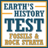 Earth's History Test Rock Strata and Fossil Record NGSS MS-ESS1-4