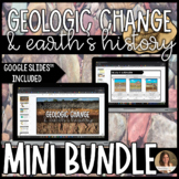 Earth's History and Geologic Change Mini Bundle - Lesson &