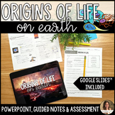 Earth's History and Origins of Life Lesson Guided Notes & 