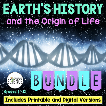 Preview of Earth's History Origin of Life Bundle