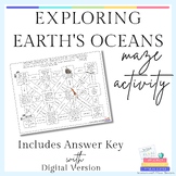 Earth's Hydrosphere - Exploring Earth's Oceans Maze Activity