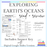 Earth's Hydrosphere - Exploring Earth's Oceans Read and Review