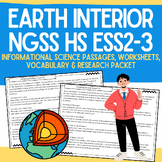 Earth's Interior: Informational Passages & Worksheets Pack