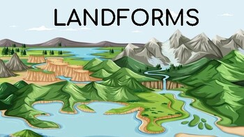 Preview of Earth's Landforms Research Booklet