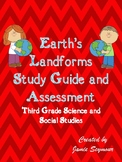 Earth's Landforms Study Guide and Assessment