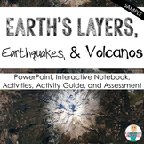 Earth's Layers, Earthquakes, & Volcanos Unit Sample