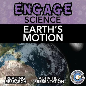 Preview of Earth's Motion Resources - Leveled Reading, Printable Activities, Notes & Slides