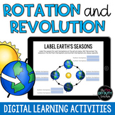 Earth's Movement - Rotation and Revolution Digital Activit