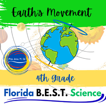 Preview of Earth's Movement Topic 1 Florida B.E.S.T. Science 4th Grade