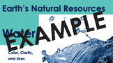 Earth's Natural Resources- Water