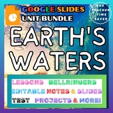 Earth's Waters Printable & Google Slides Notes Activities 