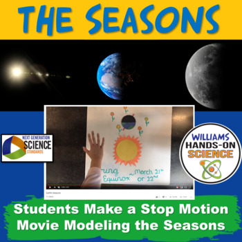 Preview of Earth Tilt Sun Patterns Seasons Project Based Assessment NGSS MS-ESS1-1
