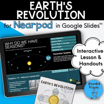 Preview of Earth's Revolution and Seasons for Nearpod in Google Slides
