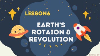 Preview of Earth's Rotation and Revolution - BC Curriculum: Grade 6