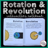 Earth's Rotation and Revolution Interactive Notebook