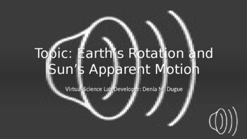 Preview of Earth's Rotation and the Apparent Motion of the Sun during September