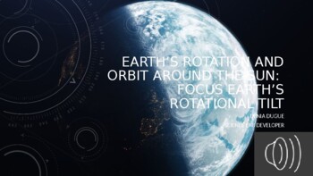 Preview of Earth's Rotational Axial Tilt at 0 degrees during Marc., Jun., Sept., and Dec.